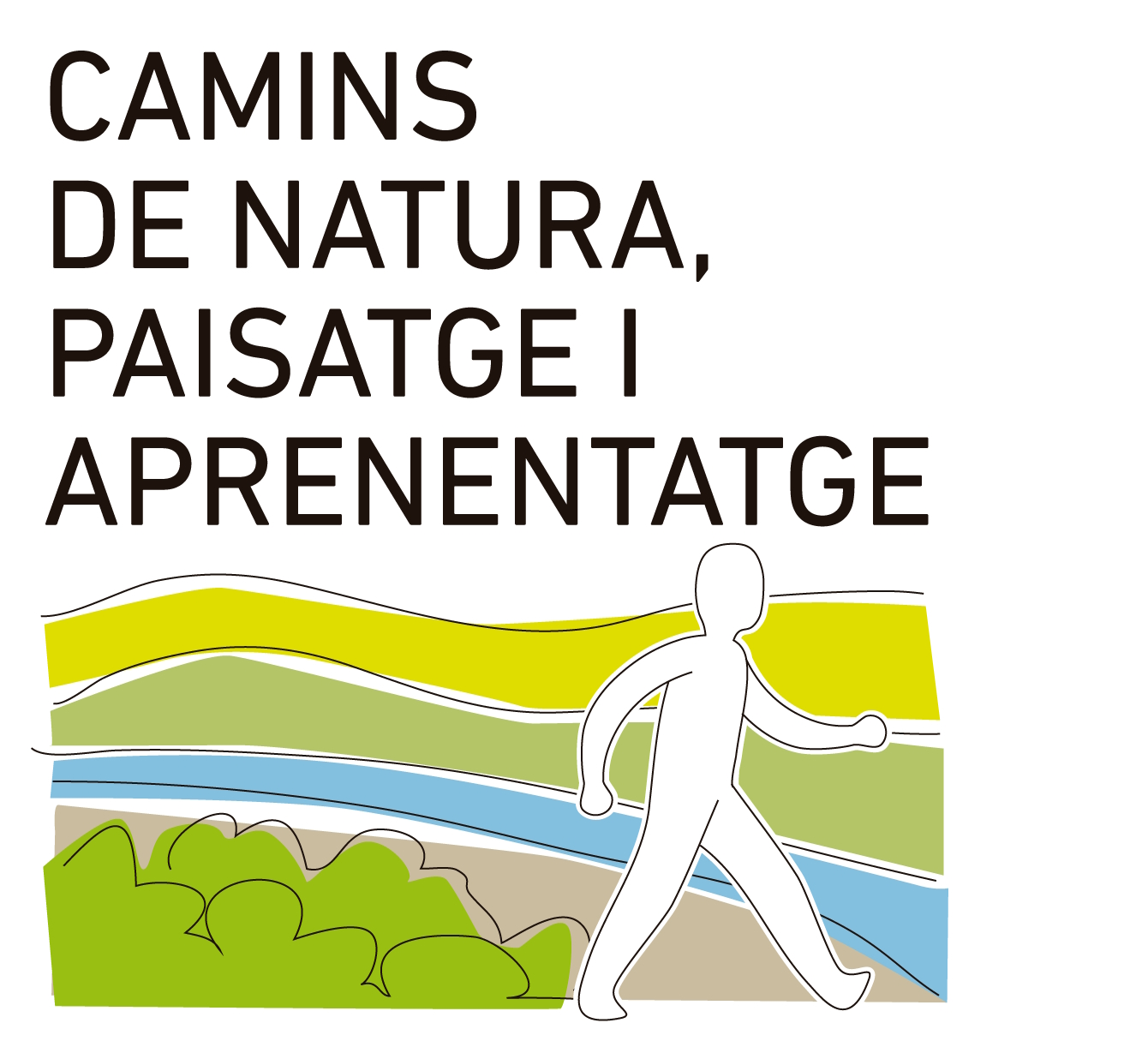 Logo camins de natura pasatge i aprenentatge